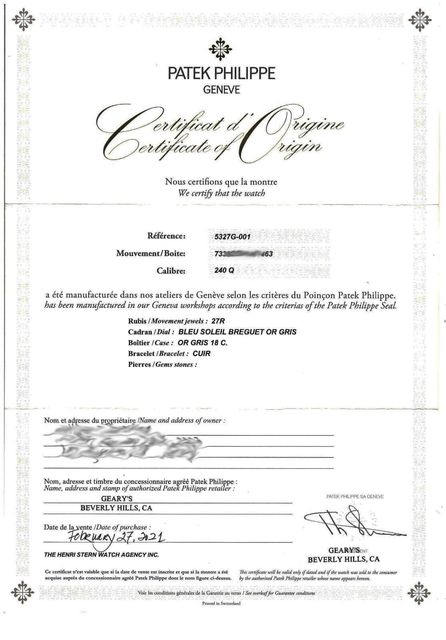 Patek Philippe Grand Complications 5327G-001 Image 4